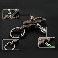 BOLLAER New Match Metal Matchstick Gift Outdoor Fire Starter Waterpoof Survival Gear Hiking Match Lighter Fire Starter Keychain