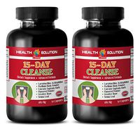 Immune Support Adults - 15-Day Cleanse 1180 mg - Advanced Formula - antioxidant Capsules - 2 Bottles (60 Capsules)