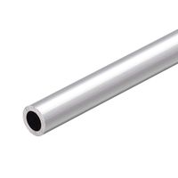 uxcell 6063 Aluminum Round Tube 300mm Length 15mm OD 10mm Inner Dia Seamless Aluminum Straight Tubing
