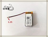 BIHUADE JST PH 1.25mm 3.7V 620MAH 802040 Polymer Lithium Battery for MP4 GPS MP3 Bluetooth Stereo