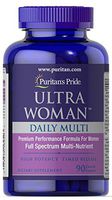 Puritan's Pride High Potency Timed Release Ultra Woman Daily Multi, 90 Coated Caplets