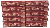 Nat-U-Roll Unbleached Natural Rolling Paper King Size Slim -10 Pack