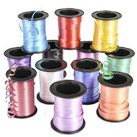 Bedwina Curling Ribbon - (Pack of 12) Assorted Colors Variety, 60 Feet per Roll for Crafts, Bows, Gifts, Wrapping, Balloons, Florists, Showers and More