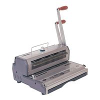 Akiles Wiremac-21 14" 2:1 Pitch Wire Binding Machine & Punch