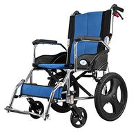 wheelchair Lightweight with Locking Hand Brakes,Aluminum Transport, with Arms and Swing-Away Leg Rests for Easy Transfers,Suitable for The Elderly with Disabilities and Mobility