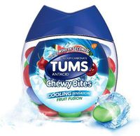 Tums Chewy Bites with Fast Cooling Sensation Antacid Tablets (Pack of 10)