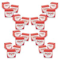 Fun Express Cardboard Santa Gift Boxes | 24 Count | Great for Christmas-Themed Supplies and Gift Giveaways