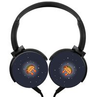 Wired Stereo Flying Rocket Taco Headphone Noise Cancelling Over Ear Headphones with Microphone Portable Headset Earphone Earpiece