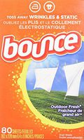 Bounce Fabric Softener Sheets, Outdoor Fresh Scent, 80 ct