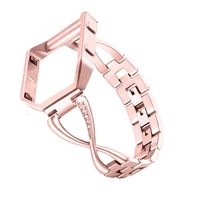 Dizywiee Rhinestone Stainless Steel Bands for Fitbit Blaze Smart Watch, Bling Matel Replacement Accessory Straps with Frame Compatible Fitbit Blaze for Women