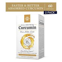 Solgar Full Spectrum Curcumin Liquid Extract, 60 Softgels - 2 Pack - Faster Absorption - Brain, Joint & Immune Health - Long Lasting Support - Non GMO, Gluten Free, Dairy Free - 60 Servings Per Pack