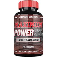 Maximum Power XL - Advanced Booster for Men - Increase Size, Strength, Stamina - Energy, Mood, Endurance Boost - All Natural Performance Supplement - 60 Capsules - Made in USA