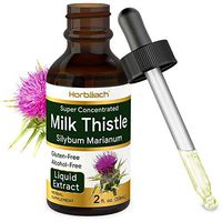 Milk Thistle Extract | 2 fl oz | Alcohol Free | Vegetarian, Non-GMO & Gluten Free Liquid | by Horbaach