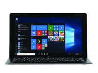 NUVISION 2 in 1 Tablet and Laptop with Windows 10 Home OS, Black, 11.6"