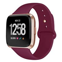 Kmasic Sport Band Compatible with Fitbit Versa/Fitbit Versa 2/Fitbit Versa Lite Edition, Soft Silicone Replacement Wristband Versa Smart Watch