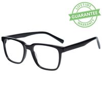 Blue Light Blocking Glasses Anti Eyestrain & UV Glare Computer Game Glasses with Square Black Eyeglasses Frame