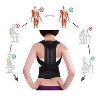 Back Posture Corrector Adjustable Clavicle Brace Comfortable Correct Shoulder Posture Support Strap for Women and Men Improve Posture Correction (S)