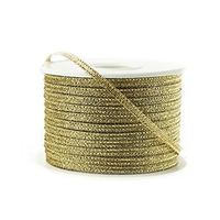 Christmas Gift Wrapping Ribbon (Nylon Taffeta, 1/8-inch x 100-yard, Gold)