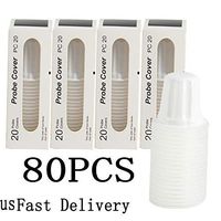 Ear Thermometer Probe Covers,Ear Thermometer Filter Caps,Disposable Covers Replacement for All Braun ThermoSca n Models 40PCS 80PCS 100PCS (80PCS)