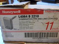 NEW L4064B2210 HONEYWELL 11" FURNACE TIMED ON FAN LIMIT CONTROL