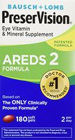Bausch and Lomb PreserVision AREDS 2 Formula Eye Vitamin and Mineral Supplement - 180 Softgels