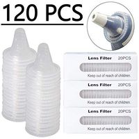 120PCS Disposable Ear Thermometer Probe Covers Earmuffs Earcap Replacement Lens Filters for Digital Thermometers