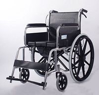 Transport Wheel Chair,Lightweight Wheelchair, Aluminum Alloy Wheelchair, Folding Portable Wheelchair, Manual, Disabled, Elderly, Toilet Function Well Built Easy to Use(17KG) for Adult