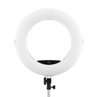 CLAR Luminous Pro 19" LED Bi-Color Ringlight Plus - Includes RF Remote - Soft, Diffuse, and Flicker-Free Light - Rear Backlit LCD Screen - 95Ra+ CRI - Padded Carry Bag Included