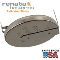 Renata CR2032FH1-MFR 3V Lithium Coin Battery HORZ 2-PIN for PC CMOS Gateway Solo 5300, NEC Versa M400, NEC Versa E680 ThinkPad T30 2366 14.1 SXGA ThinkPad T30 2366 14.1 XGA