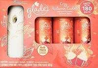 Glade Cozy Autumn Cuddle, Automatic Spray & 3 Refills