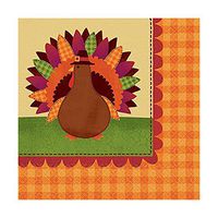 Turkey Dinner Lunch Napkins Value Pack, 36-Count