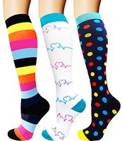 Compression Socks for Men & Women(1/3/6 Pairs),20-30mmHg is Best for Running,Nurse,Medical,Pregnancy & Travel
