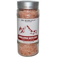 Dr. Mercola Himalayan Crystal Bath Salt 17.6 oz (1 lb 2 oz) (500g), non GMO, Gluten Free, Soy Free