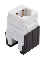 Legrand - On-Q WP3476WH Cat6 RJ45 Quick Connect Keystone Insert with 110 Punch-Down, White