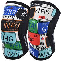 AEOLOS Knee Sleeves (1 Pair), 7mm Thick Compression Knee Braces Offer Strong Support for Weightlifting | Cross Training | Powerlifting | Bodybuilding | Squats | Gym and Other Sports(Large)