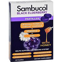 Sambucol Pastilles - Black Elderberry - 20 Pastilles (Pack of 2) - Helps Support Immune System