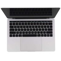 SKNLAP Keyboard Skins,Silicone Keyboard Cover Protector for Newest MacBook Pro 13/15 inch with TouchBar(A1706/A1707/A1989/A1990)-Black