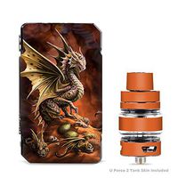 Anne Stokes Desert Dragon - VooPoo Drag Mini Skin Decal Vinyl Wrap - Vape Stickers Skins Cover