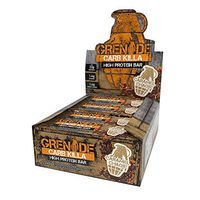 Grenade Carb Killa Protein Chocolate Bar | 23g High Protein Snack | Keto Friendly Low Net Carb Low Sugar | Nut Free Energy Bars | Caramel Chaos, 12 Pack