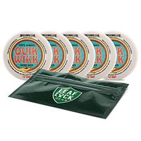 Quik Wikk 12 Feet Hemp Wick (5 Pack) with Leaf Lock Gear Smell Proof Pouch