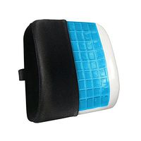 Windaze Lumbar Cushion Lumbar Support Pillow with 100% Pure Memory Foam & Innovative Gel,3D Breathable Mesh cover - Orthopedic Design for Back Pain Relief