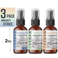 Immunity Pack-Liquid Vitamins (Pack of 3) Zinc Picolinate, L-Ascorbic Acid & Berry of Sambucus NIGRA- Natural Immune System Support - Vitamin C, Elderberry & Zinc- Vegan Non-GMO Gluten-Free