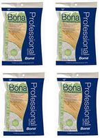 Bona Pro Series Ax0003437 18-Inch Microfiber Dusting Pad (Pack 4)