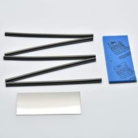 XCMAN Alpine Freeride Snowboard Ski Base Ptex Base Repair Kit: 5 ptex, Metal Scraper, Sanding Sponge