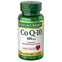 Nature's Bounty Cardio Q10, Co Q-10 400 mg Softgels 39 ea (Pack of 4)
