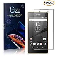 CUSKING Screen Protector for Sony Xperia Z5, Ultra Thin, Anti Fingerprint Tempered Glass Screen Protector for Sony Xperia Z5, Bubble Free, 1 Pack
