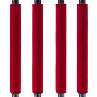 Miaowater 2 Pack Refrigerator Door Handle Covers Kitchen Appliance Handles Decor Protector for Ovens, Dishwashers Anti-Static Stains Resistant Soft Neoprene (Red)