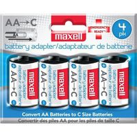 Maxell 723340 MBS-C Battery Adapter AA TO C