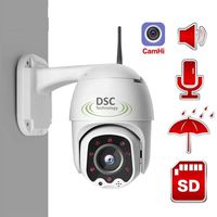 1080P Wireless Mini PTZ IP WiFi Camera Speed Dome 2MP CCTV Security IP Camera ONVIF Outdoor IR 30M Two Way Audio P2P APP CamHi