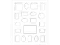 PA Framing, Double Thick Mat, 2 Openings, 16 x 20 inches - White Core and White Inner